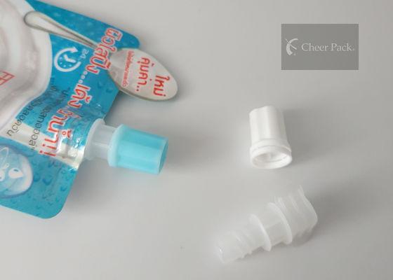 लघु प्लास्टिक की बोतल टोंटी कैप, बेबी खाद्य थैली कैप्स OEM ओडीएम सेवा