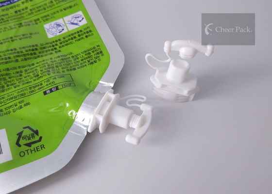 सफेद सुरक्षा प्लास्टिक ट्विस्ट स्टेउट कैप 22 मिमी गर्मी सील आकार, OEM / ODM उपलब्ध