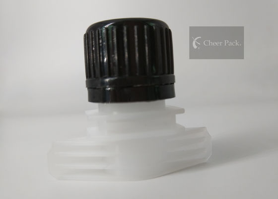 लिक्विड डॉयपैक पैकेजिंग के लिए बाहरी दीया 18 मिमी एचडीपीई प्लास्टिक टोंटी कैप