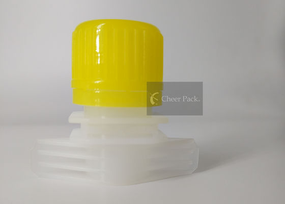 Doypack पैकेजिंग के लिए Diffirent रंगीन बोतल स्पाउट कैप, 16 मिमी व्यास