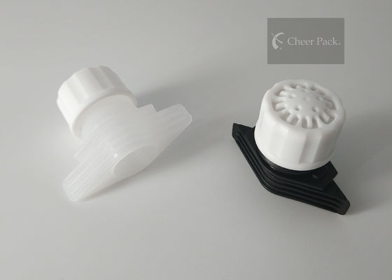 सांस 16mm टोंटी कैप पीई सामग्री सफेद काले रंग इंजेक्शन मॉडलिंग