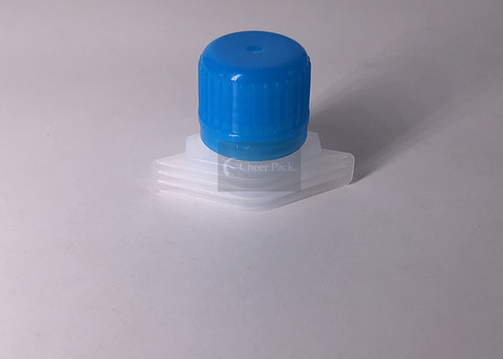 लचीला पैकेजिंग टोंटी कैप इंजेक्शन मॉडलिंग ब्लू रंग पीई सामग्री