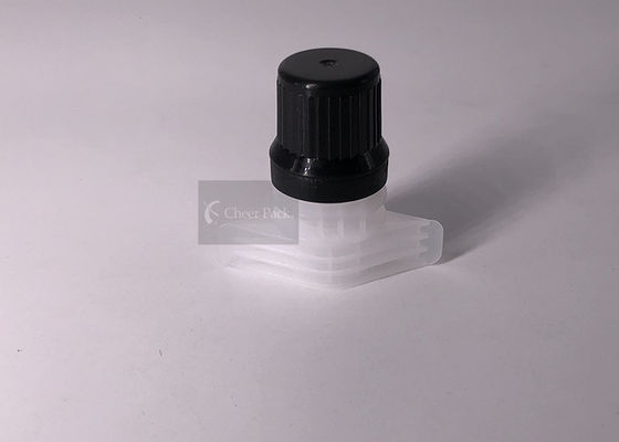 व्यास 9.6 मिमी ट्विस्ट प्लास्टिक बोतल स्पाउट कैप 1.16 सेमी बाहरी व्यास, पेंच कैप प्रकार