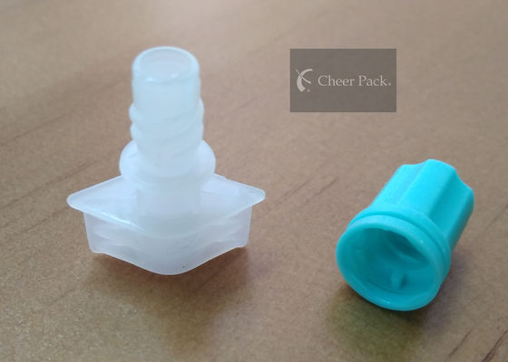 ब्लू कलर प्लास्टिक डाउपैक, इनर व्यास 5 एमएम स्टैंड के लिए टॉउट कैप डालो