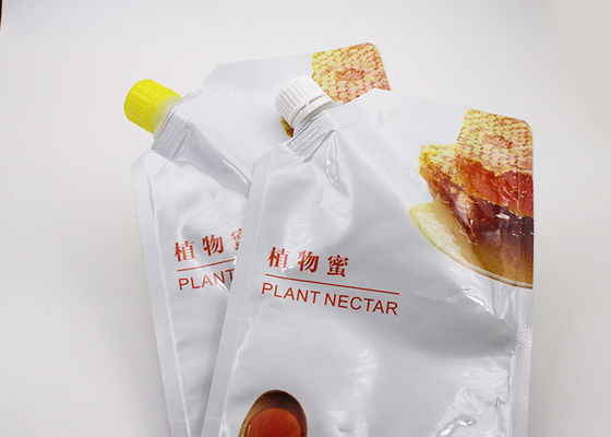 स्पॉट कैप क्षमता 250 एमएम प्रिंटिंग अनुकूलित लोगो के साथ विविध फील्ड तरल पाउच बैग