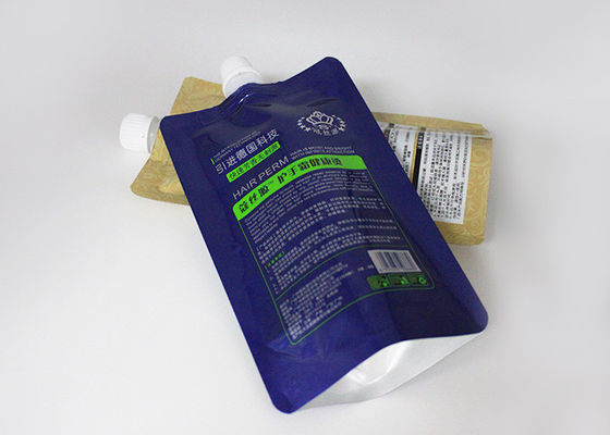 लिक्विड स्पॉट बैग पर 70um मोटाई प्लास्टिक स्पॉट शीर्ष टुकड़े टुकड़े एल्यूमीनियम सामग्री