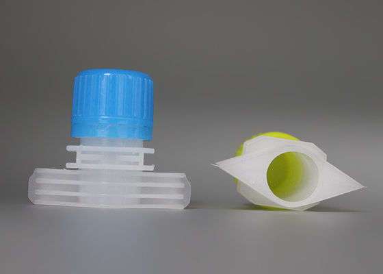 पीई प्लास्टिक स्पॉट कैप्स कैलिबर 16 मिलीमीटर मीटर के लिए डॉयपैक / बेबी फूड पाउच कैप्स