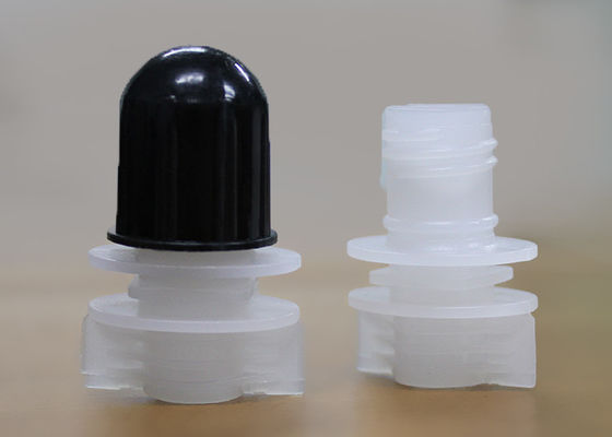 सफेद प्लास्टिक टोंटी पेंच कैपिंग कैप कपड़े धोने डिटर्जेंट Doypack पर सील