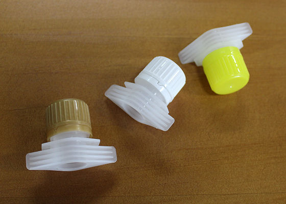लॉन्ड्री डिटर्जेंट पाउच पैकेजिंग के लिए 18 मिमी आउटर दिया प्लास्टिक स्पाउट कैप्स
