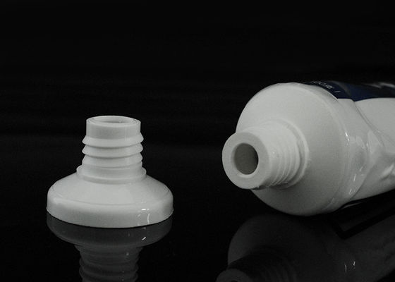 टूथपेस्ट ट्यूब के लिए राउंड बॉटम स्टाइल में पीई प्लास्टिक ट्यूब हेड