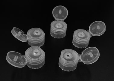 20 इनसाइड डायमीटर फ्लिप टॉप लिड / क्लियर पीईटी बोतलों के लिए प्लास्टिक टॉप कैप