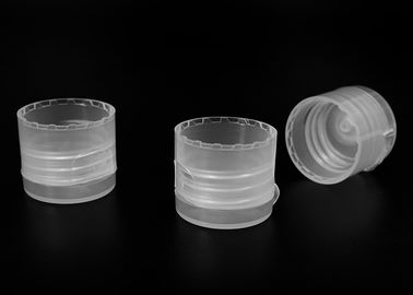 20 इनसाइड डायमीटर फ्लिप टॉप लिड / क्लियर पीईटी बोतलों के लिए प्लास्टिक टॉप कैप