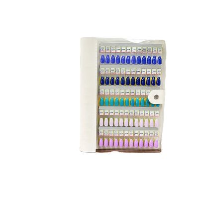गुणवत्ता  Magnetic Acrylic Color Card Book for Nail Art Preform Tool for Creating Style with Polish Glue Display Sample कारखाना