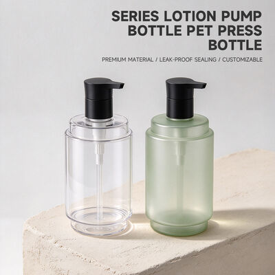 गुणवत्ता  470ml PET Lotion Pump Bottle | 28 Thread Custom Cosmetic Packaging | Food-grade recyclable PET, leak-proof, custom color & logo for shampoo, body wash and skincare bulk packaging कारखाना