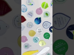 प्लास्टिक के कपों को सील करने के लिए एल्यूमीनियम फ़ॉइल ढक्कन प्लास्टिक मिश्रित सीलिंग फिल्म को फाड़ना आसान है