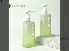 नई डिजाइन कॉस्मेटिक कंटेनर 150ml/500ml स्किनकेयर पैकेजिंग लोशन के साथ सफेद ग्रेडिएंट पीईटी बोतल