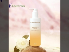 कम MOQ 250ml फैशन पीईटी रंगीन बाथ शैम्पू बोतल बाल कंडीशनर के लिए पानी के सबूत पंप डिस्पेंसर के साथ