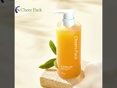 लक्जरी फैशन 400ml कस्टम ओवल पीईटी बोतल मेकअप हटाने वाला तेल के लिए पैकेजिंग