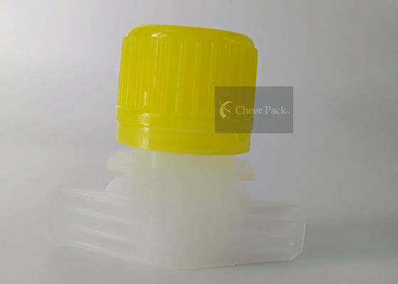 प्लास्टिक प्रोमोशनल बैग के लिए प्लास्टिक सुरक्षा पेंच मोड़ शीर्ष कैप