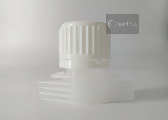 जयकार पैक 16 मिमी सफेद रंग प्लास्टिक टोंटी कैप खाद्य ग्रेड सामग्री