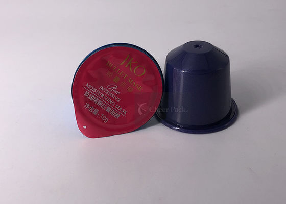 चीनी चाय के लिए खाद्य ग्रेड प्लास्टिक 8 ग्राम इंस्टेंट कॉफी कैप्सूल, ब्लू रंग