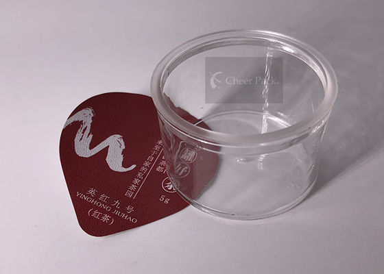 35 ग्राम ऐप्पल जाम पैकिंग के लिए 100% ऐक्रेलिक छोटे प्लास्टिक कंटेनरों