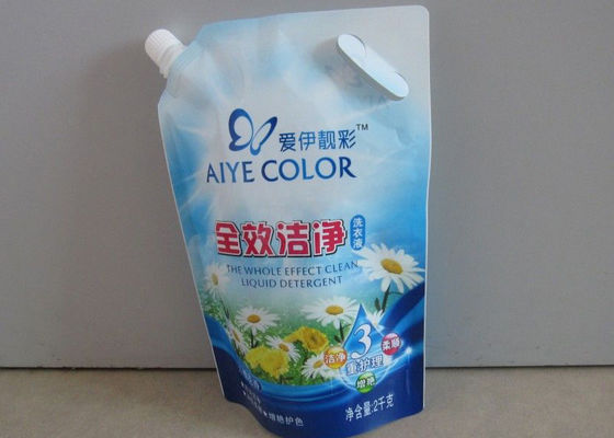 खाद्य पैकेजिंग के लिए बायोडिग्रेडेबल व्यावसायिक प्लास्टिक लिक्विड स्पॉउट बैग