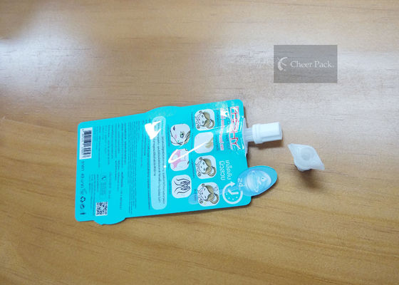 नीला रंग प्लास्टिक स्पाउट पाउच कैप छोटा व्यास 5 मिमी आसान बंद