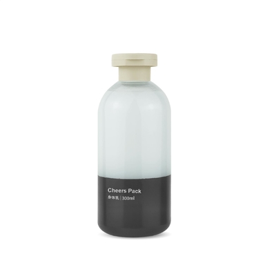 अनुकूलित रंग शैम्पू बोतल पीईटी 200ml 300ml 500ml निचोड़ बोतल शैम्पू