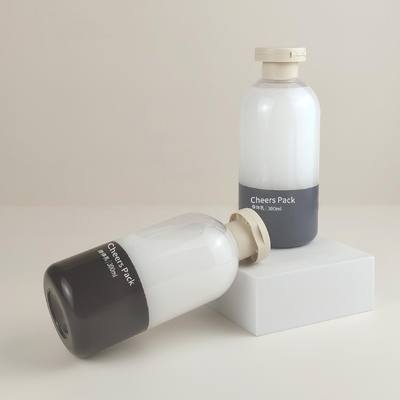 अनुकूलित रंग शैम्पू बोतल पीईटी 200ml 300ml 500ml निचोड़ बोतल शैम्पू