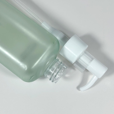 ग्रीन लक्जरी 50ml 100ml 450ml गोल प्लास्टिक कॉस्मेटिक लोशन की बोतलें पीपी सामग्री प्रेस पंप स्क्रैश बोतलें त्वचा देखभाल शैम्पू के लिए