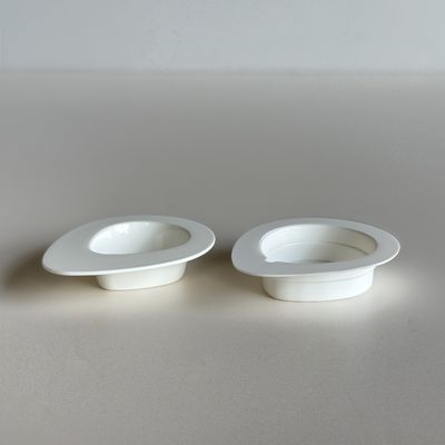 एल्यूमीनियम फ़ॉइल ढक्कन के साथ डिस्पोजेबल पीपी कॉस्मेटिक कप 3.5ml 5.5ml