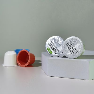 खाद्य पैकेजिंग के लिए एल्यूमीनियम फॉयल ढक्कन के साथ 10ml डिस्पोजेबल पीपी प्लास्टिक कप