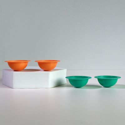 कॉस्मेटिक्स के लिए 10ml PP अर्धगोलाकार जेली कप, अनुकूलन योग्य