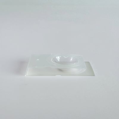 डिस्पोजेबल पीपी प्लास्टिक कप 0.2 ग्राम क्षमता एल्यूमीनियम पन्नी ढक्कन के साथ