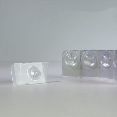 डिस्पोजेबल पीपी प्लास्टिक कप 0.2 ग्राम क्षमता एल्यूमीनियम पन्नी ढक्कन के साथ