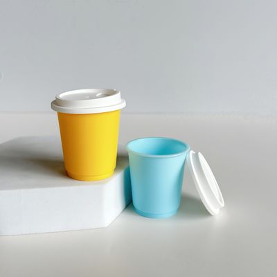 Disposable PP Cup with 35ml Capacity Food Grade Plastic Capsule Cup for Customized Logo Packaging