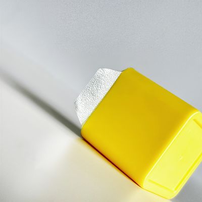Custom Logo 45ml Square Disposable Plastic PP Cups with Aluminum Foil Lid for Food Packaging