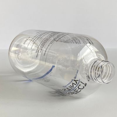 शैम्पू और शरीर धोने के लिए फ्लिप टॉप कैप के साथ कस्टम मुद्रित पीईटी प्लास्टिक सिलेंडर लोशन बोतल