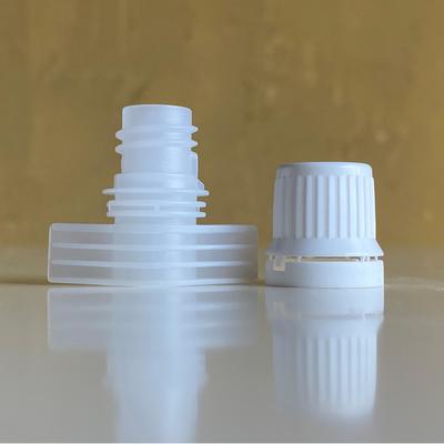 Portable and Durable 9.6mm PE Plastic Screw Cap with Flip Top Spout Lids Food Grade for Spouted Pouch Packaging