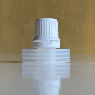 Portable and Durable 9.6mm PE Plastic Screw Cap with Flip Top Spout Lids Food Grade for Spouted Pouch Packaging