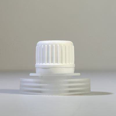 पोर्टेबल और टिकाऊ 16 मिमी पीई प्लास्टिक स्क्रू कैप, फ्लिप टॉप स्पआउट ढक्कन के साथ, पेय पदार्थों के लिए खाद्य ग्रेड सुरक्षित रिम, लचीला पैकेजिंग