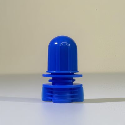 12 मिमी बुलेट हेड प्लास्टिक पीई खाद्य ग्रेड पोर्टेबल स्पout कैप शैम्पू कॉस्मेटिक उत्पाद पैकेजिंग के लिए स्पoutेड पाउच के लिए स्क्रू कैप