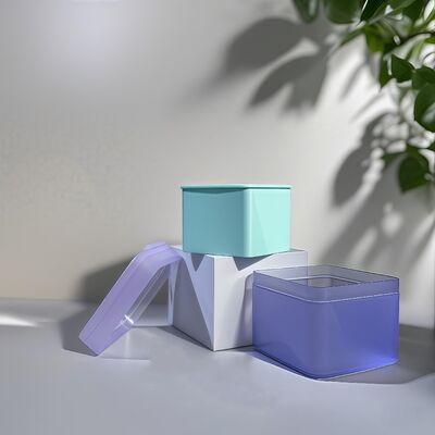 100 शीट स्किनकेयर कॉटन लाइनर थोक ऑर्डर प्लास्टिक जार हटाने योग्य पीपी लाइनर के साथ कॉस्मेटिक ब्रांड/ओईएम के लिए फूड ग्रेड