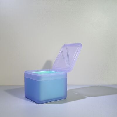 100 शीट स्किनकेयर कॉटन लाइनर थोक ऑर्डर प्लास्टिक जार हटाने योग्य पीपी लाइनर के साथ कॉस्मेटिक ब्रांड/ओईएम के लिए फूड ग्रेड