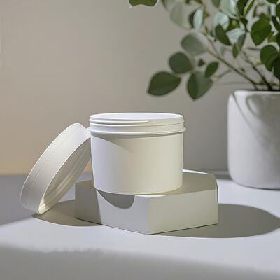 70 शीट स्किनकेयर कपास लाइनर खाद्य ग्रेड पीपी प्लास्टिक जार पिंजरों के साथ मैट सतह प्लास्टिक जार उत्पाद श्रेणी