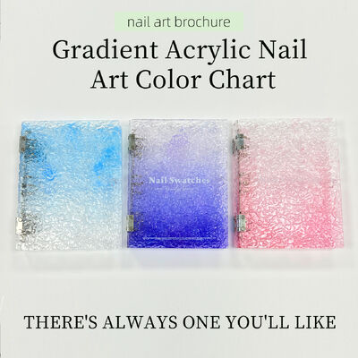 120/180/240 रंगों के साथ हटाने योग्य एक्रिलिक चुंबकीय नेल आर्ट डिस्प्ले बोर्ड नेल जेल टिप्स के लिए ग्रेडिएंट कलर बुक प्लास्टिक उपकरण