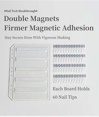 अलग करने योग्य ऐक्रेलिक चुंबकीय नेल आर्ट डिस्प्ले बोर्ड ग्रेडिएंट रंग 120/180/240 शेड्स प्लास्टिक टूल नेल जेल नेल सप्लाई के लिए