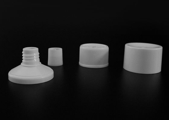 एल्युमीनियम प्लास्टिक ट्यूब हेड / ट्यूब क्लोजिंग डीआईए 35 एमएम कस्टम फ्लिप टॉप कैप सकता है