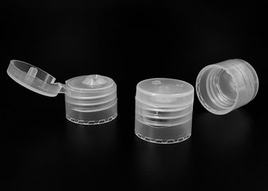 स्पष्ट फ्लिप शीर्ष प्लास्टिक की बोतल कैप्स जंग प्रतिरोध / हाथ प्रक्षालक बोतल कैप